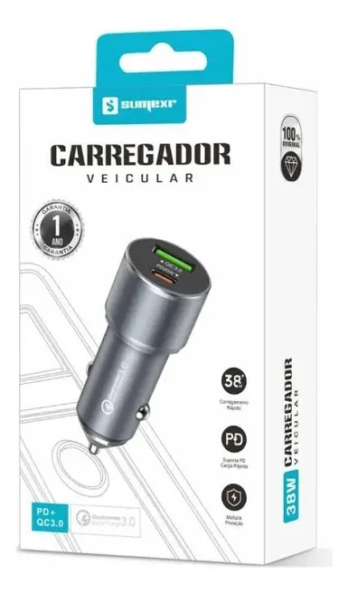 Carregador Veicular Turbo